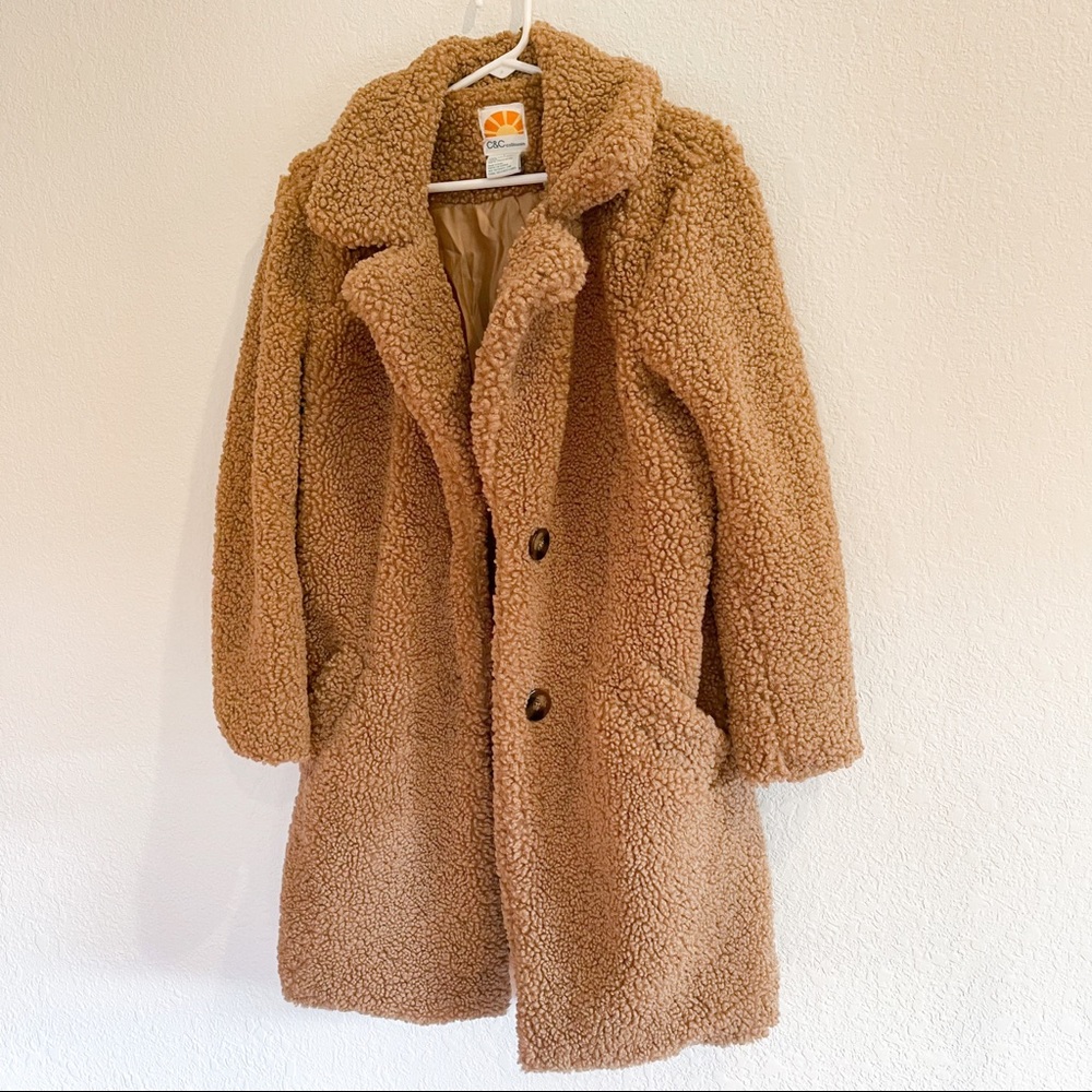 Teddy Bear Long Winter Jacket (Size Large)